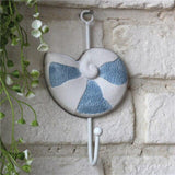Wall Hooks Blue Ocean Wooden
