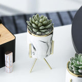 Nordic Ceramic Iron Art Vase