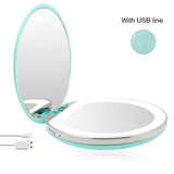 Magnifying Lighted Makeup Mirror