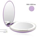 Magnifying Lighted Makeup Mirror