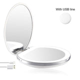 Magnifying Lighted Makeup Mirror