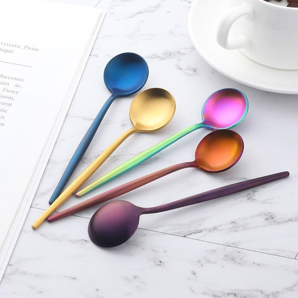 Stainless Steel Gold Spoon