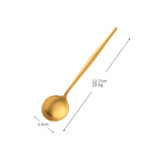 Stainless Steel Gold Spoon