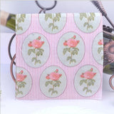 Pink Napkin Print Paper Table