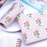 Pink Napkin Print Paper Table