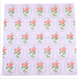 Pink Napkin Print Paper Table