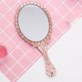 Vintage Handhold Makeup Mirror